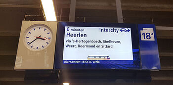 Proef met instapinfo op Utrecht Centraal