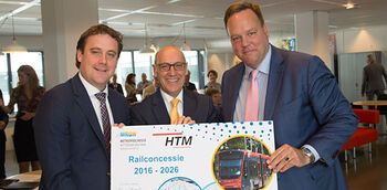 Tienjarig railcontract voor RET en HTM