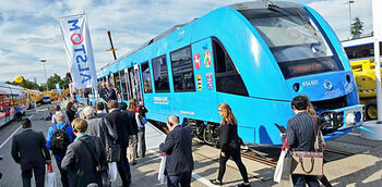 Alstom presenteert eerste waterstoftrein