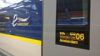 Direct van Londen naar Amsterdam