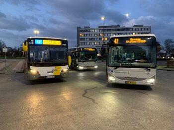 Bus over de grens op korte afstand stabiel