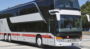 IC Bus rijdt door naar Londen