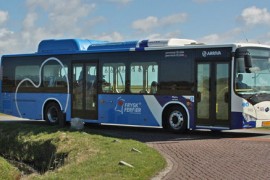 Arriva wint met e-bussen op de Wadden