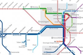 ‘Metrokaart’ hov Noordoost-Nederland